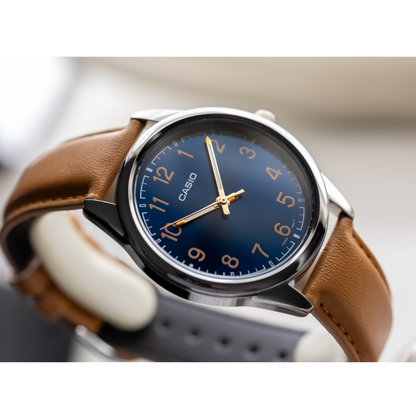 Reloj Casio MTP-V005L-2B4 Marron Para Caballero