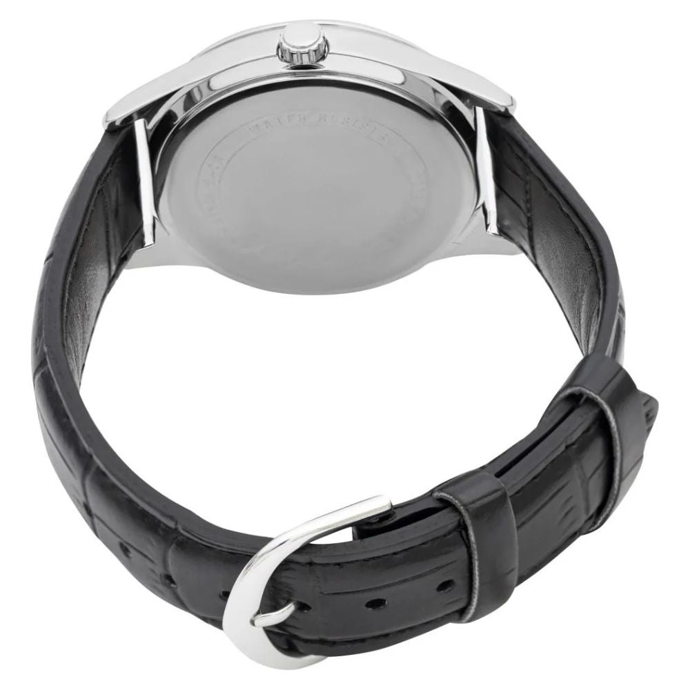 Reloj Casio MTP-V006L-1B2U Cuero Negro Para Hombre
