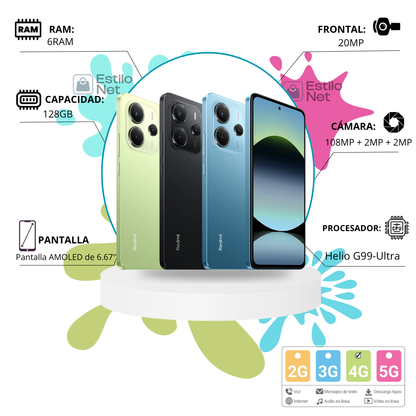 Celular Xiaomi Note 14 128GB 6RAM 4G