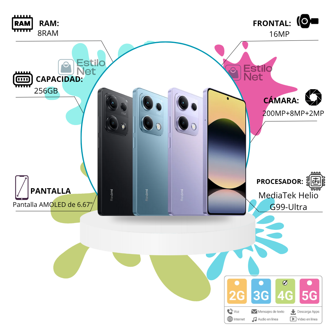 Celular Xiaomi Note 14s 256GB 8RAM
