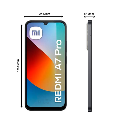 Celular Xiaomi Redmi A7 PRO 4G 128GB 4RAM + 4RAM  Negro