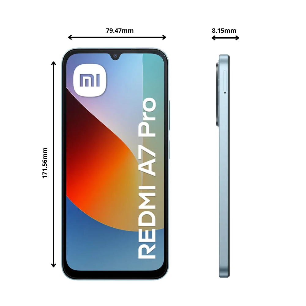 Celular Xiaomi Redmi A7 PRO 4G 128GB 4RAM +4 RAM Azul