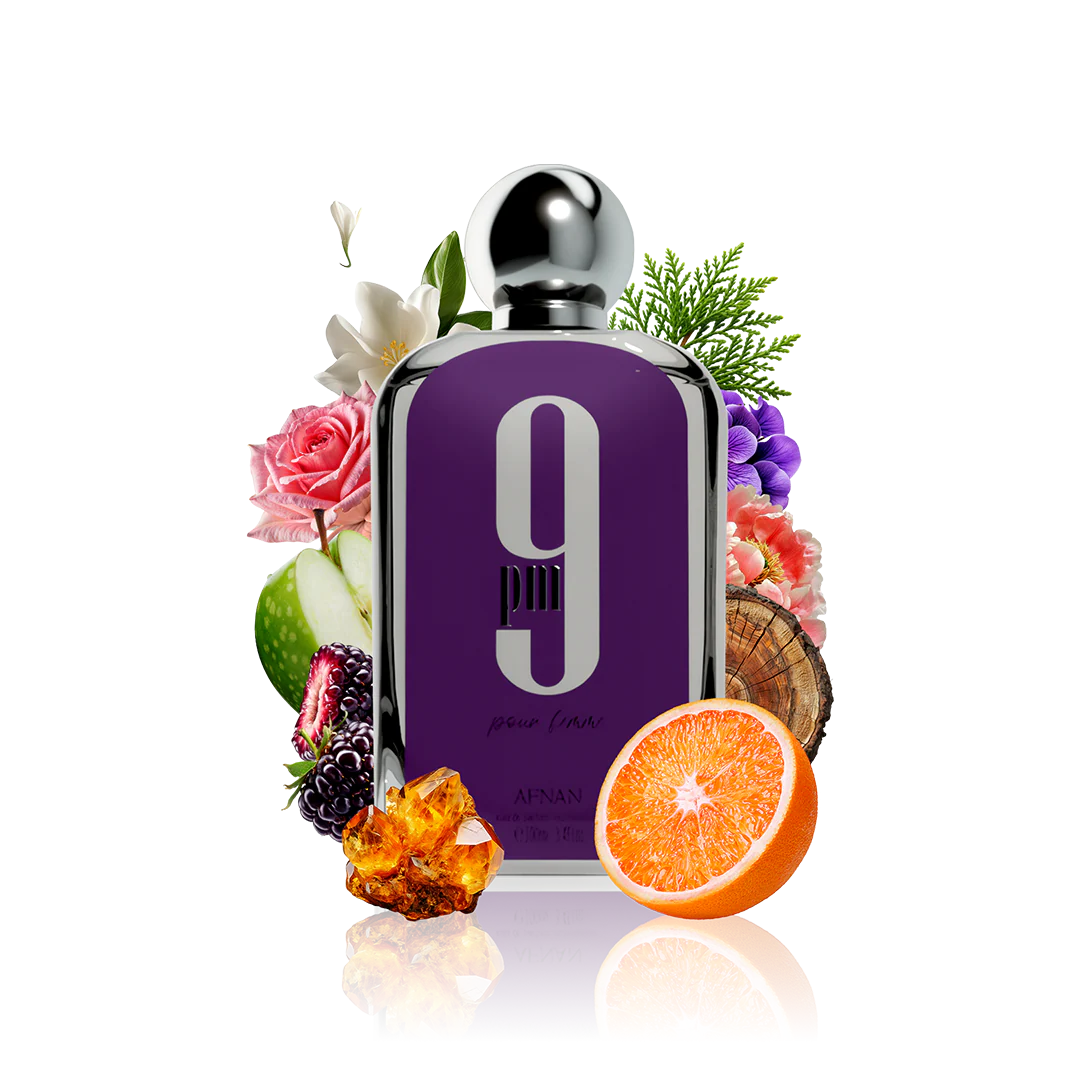 Perfume Afnan 9pm Pour Femme Morado EDP 100ml Dama