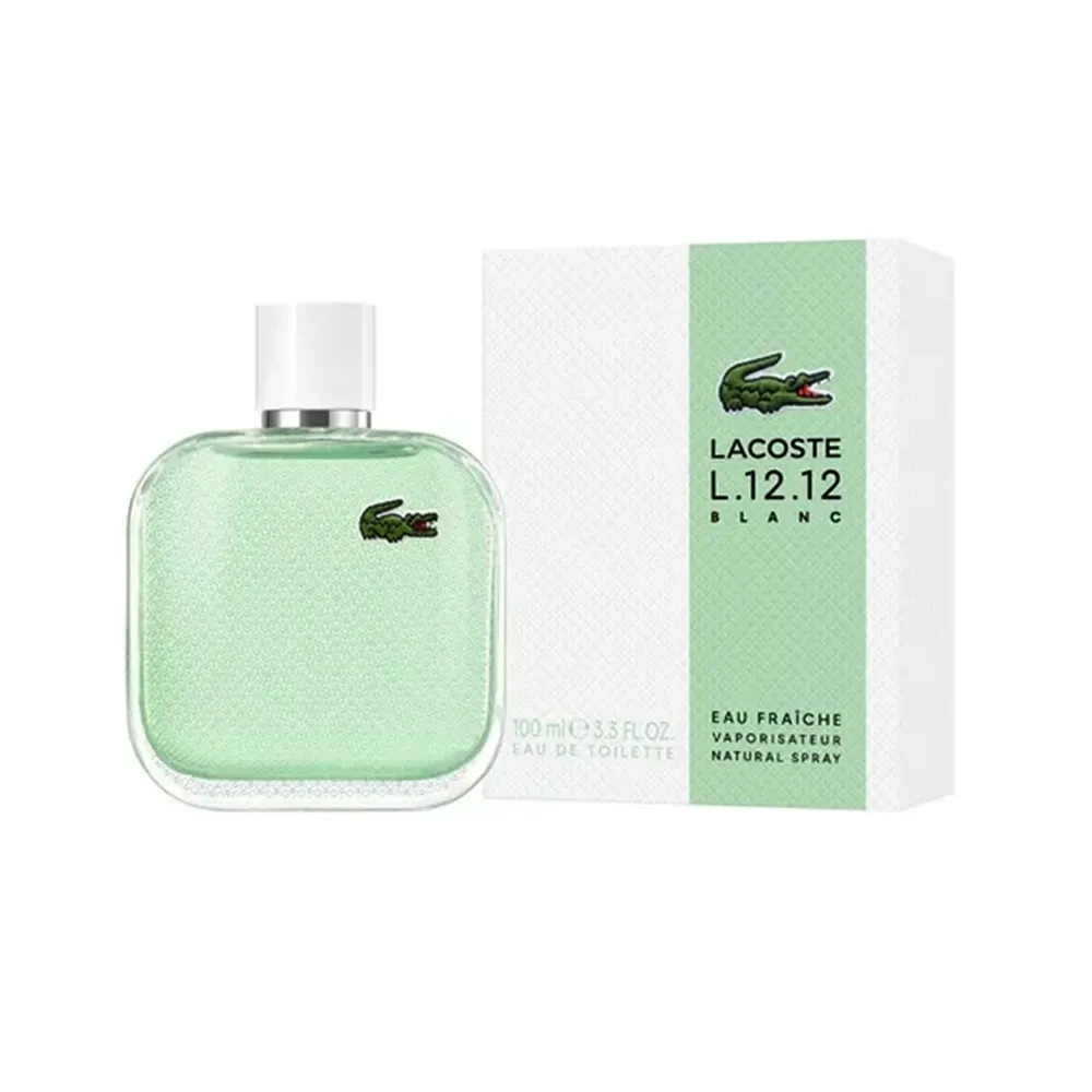 Perfume Lacoste L.12.12 Blanc Eau Fraiche Eau de Toilette para Hombre 100 ml