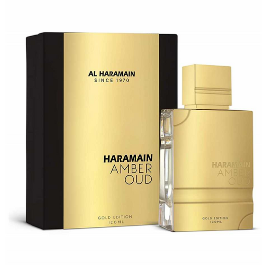 Perfume Al Haramain Amber Oud Gold Para Hombre 120ml