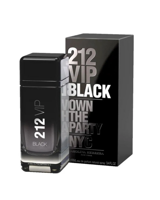 Perfume Carolina Herrera 212 Vip Black Hombre 100Ml 3.4Oz Locion Own The Party