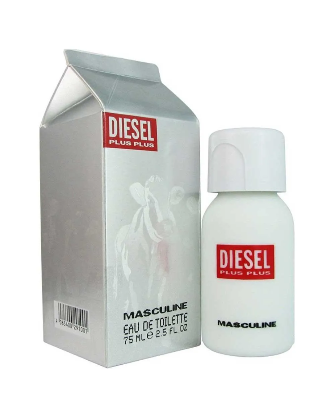 Perfume Diesel Plus Plus Hombre 2.5Oz 75 ml Caja Leche