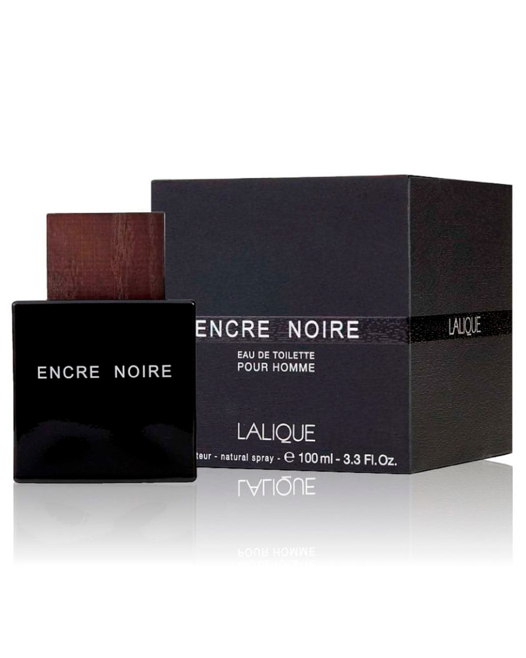 Perfume Encre Noire De Lalique Para Hombre 3.4 oz
