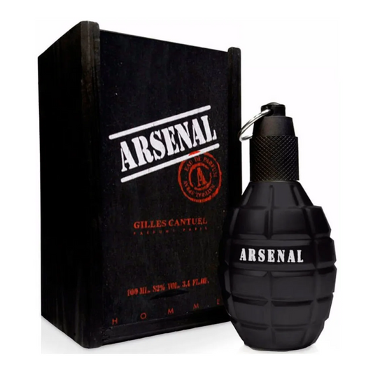 Perfume Gilles Cantuel Arsenal Black Men 3.4oz 100ml