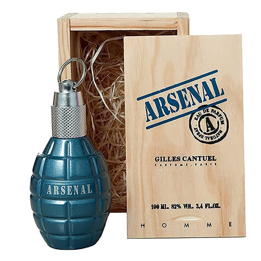 Perfume Gilles Cantuel Arsenal Blue EDP Spray 3.4 oz Hombre