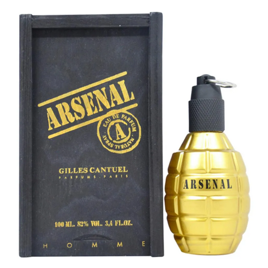Perfume Gilles Cantuel Arsenal Oro EDP Spray 3.4 oz Hombre
