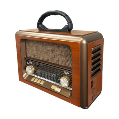 Radio Recargable Vintage AM/FM/SW BP-RV094BT Marron