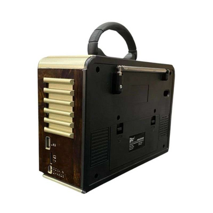 Radio Recargable Vintage AM/FM/SW BP-RV094BT Marron