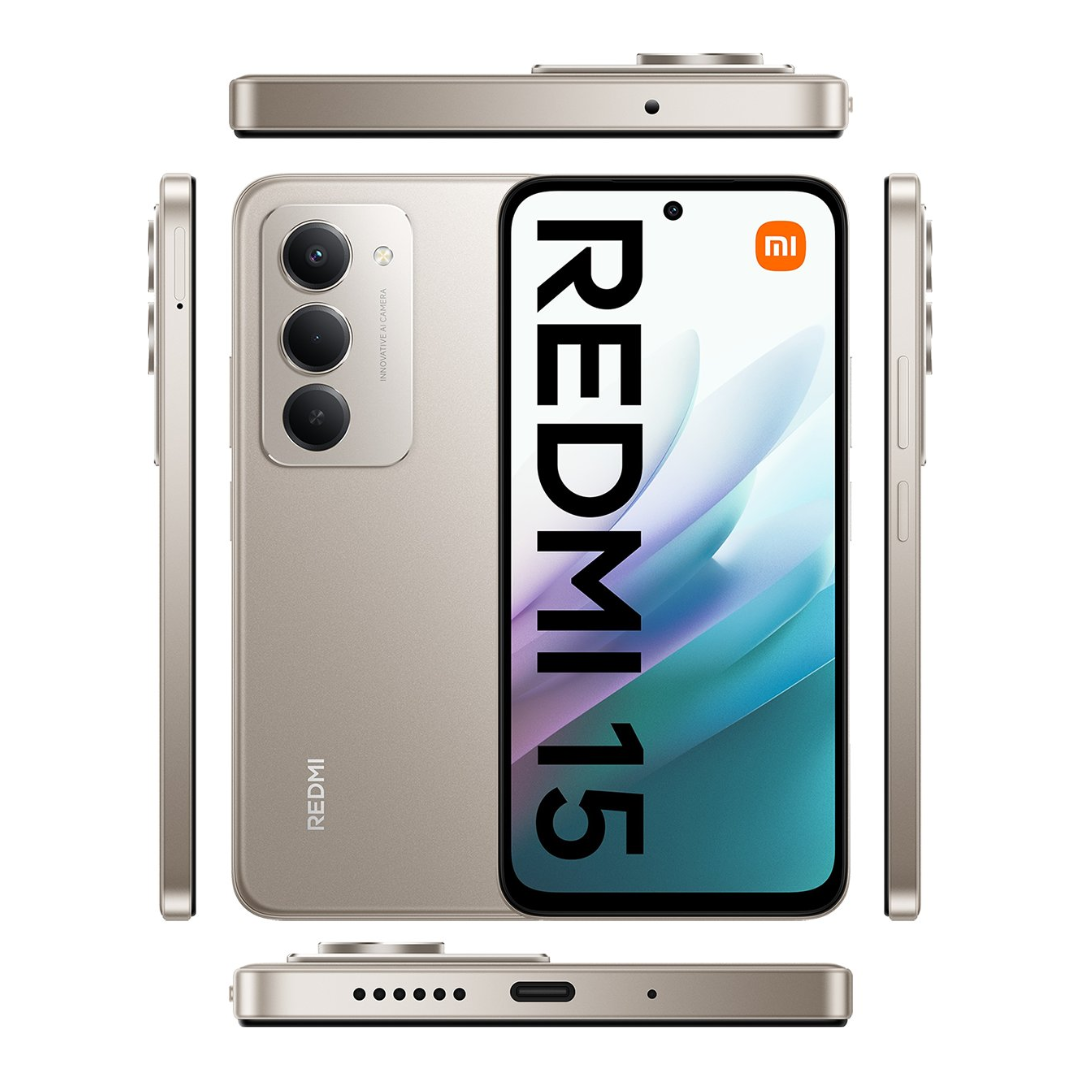 Celular Xiaomi Redmi 15 256GB 8RAM 4G Gris