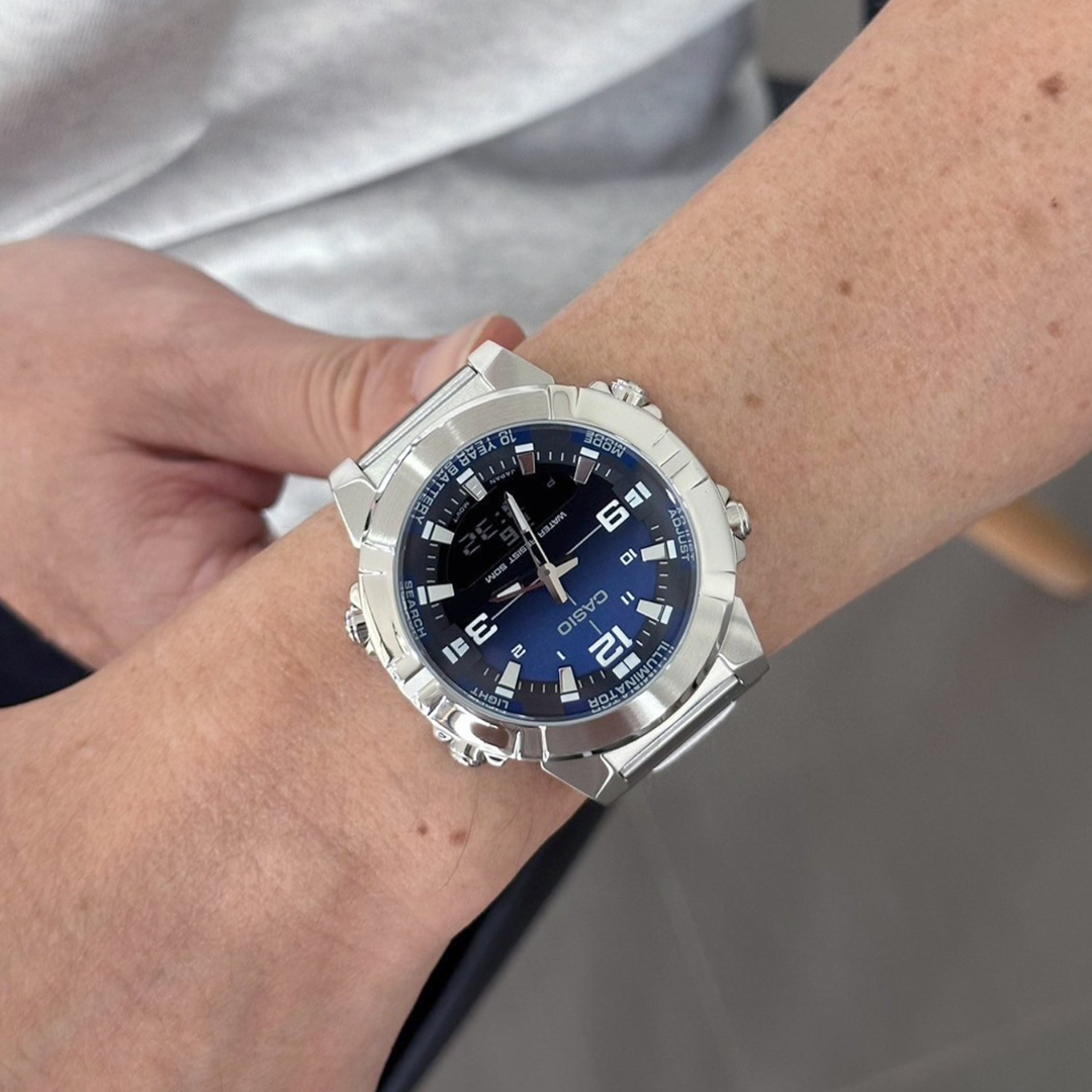 Reloj Casio AMW-870DA-2A1 En Acero Para Hombre
