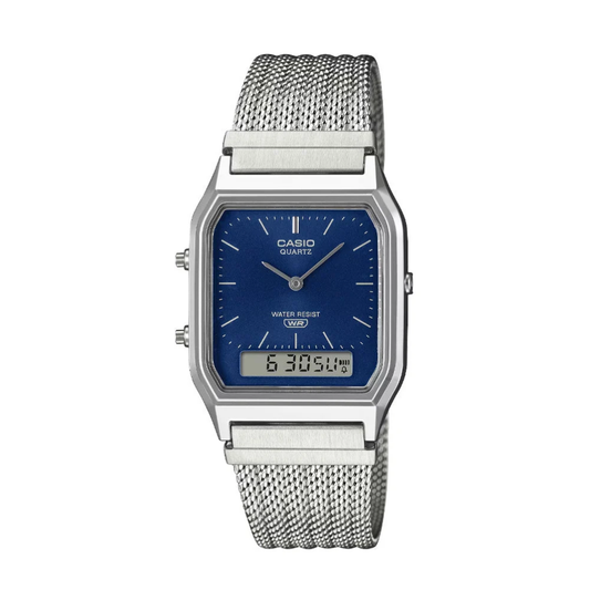Reloj Casio AQ-230EM-2ADF Análogo Digital Vintage Unisex