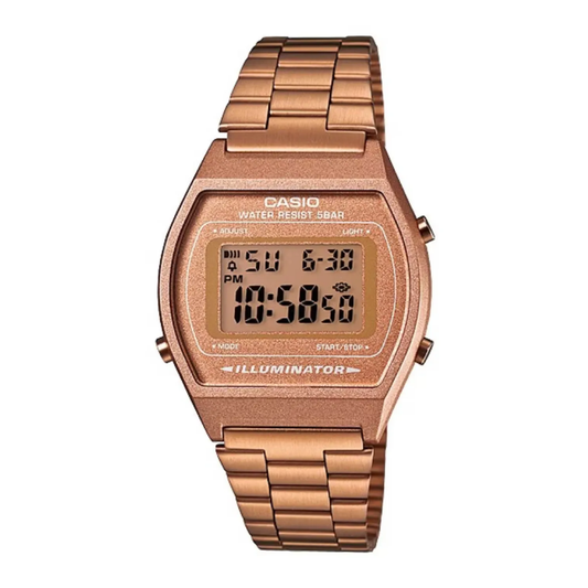 Reloj Casio B-640WC-5A Retro Para Mujer Rosa
