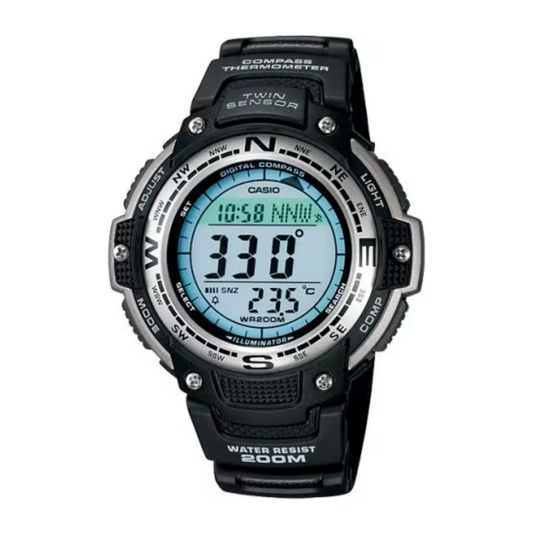 Reloj Casio Deportivo Digital para Hombre con Brújula y Termómetro SGW-100-1V