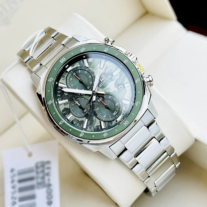 Reloj Casio Edifice Cronógrafo para Hombre en Acero EFV-600D-3CV