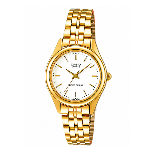Reloj Casio LTP-1129N-7A En Acero Dorado Para Mujer