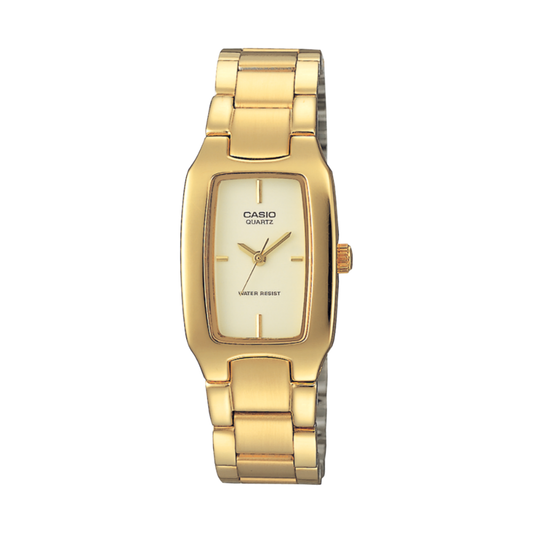 Reloj Casio LTP-1165N-9C En Acero Dorado Elegante Para Mujer