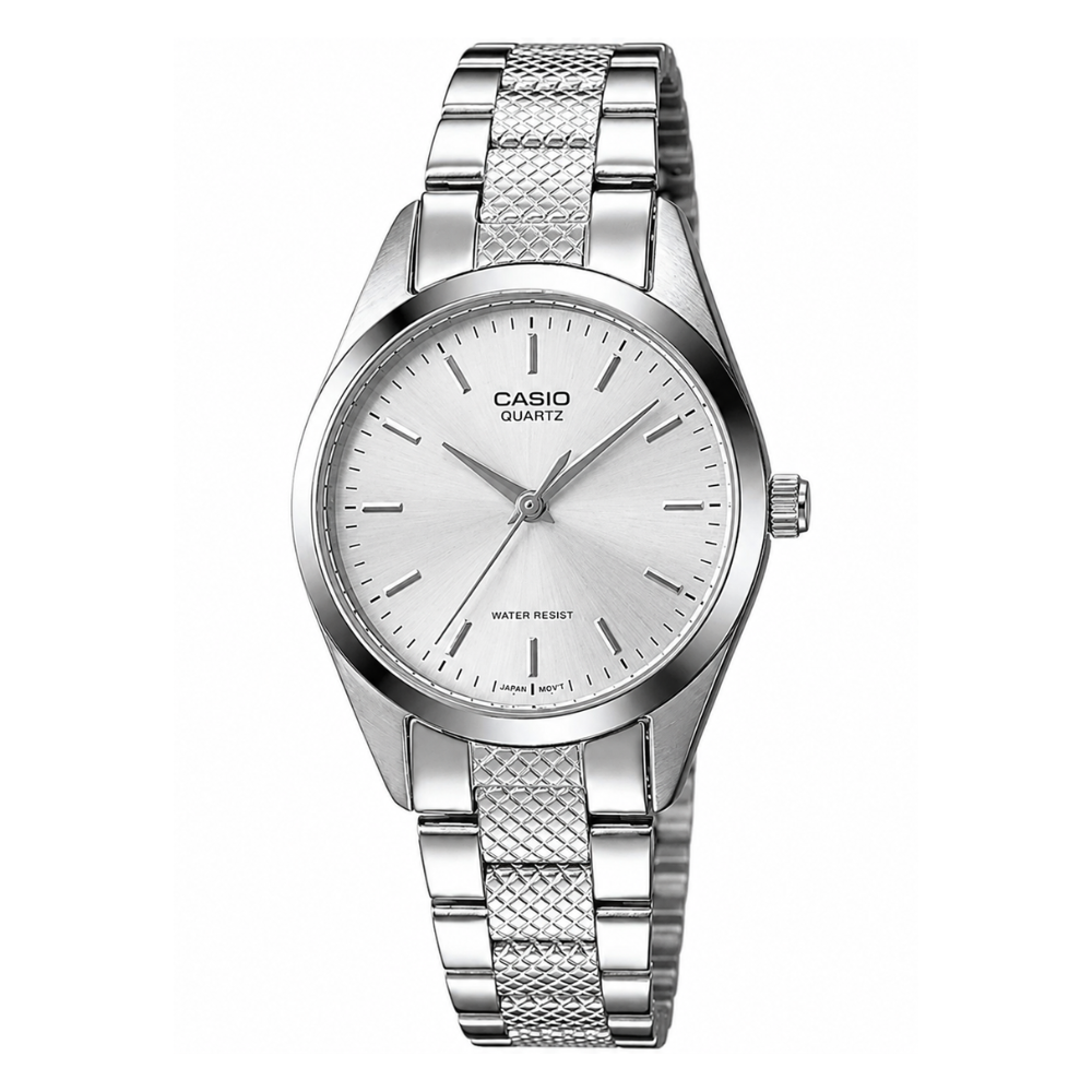 Reloj Casio LTP-1274D-7A Elegante En Acero Para Mujer