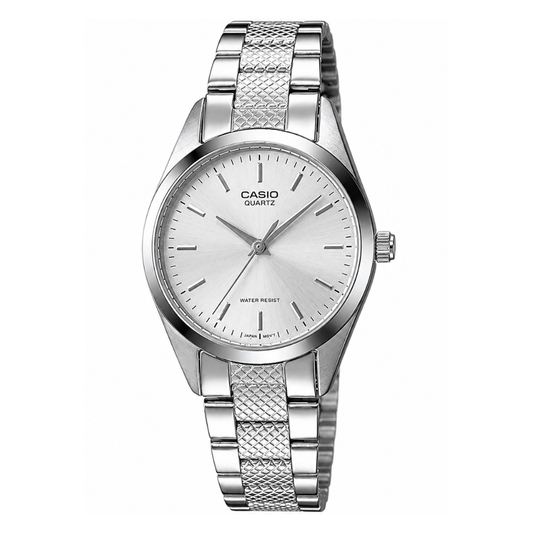 Reloj Casio LTP-1274D-7A Elegante En Acero Para Mujer