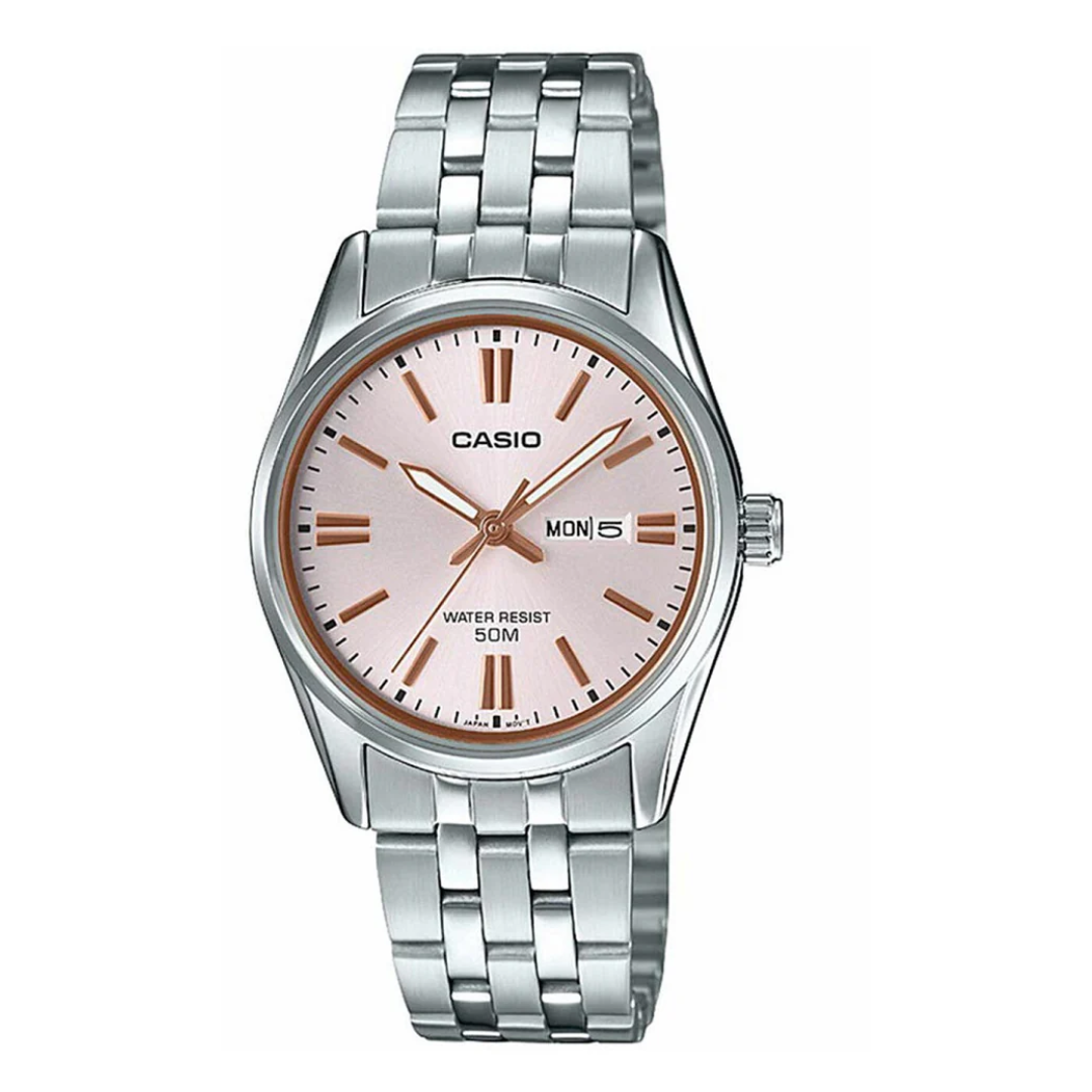 Reloj Casio LTP-1335D-4A En Acero Para Mujer