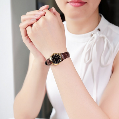 Reloj Casio LTP-V001GL-1B En Cuero Para Mujer