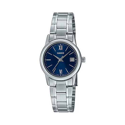 Reloj Casio LTP-V002D-2B3 En Acero Para Mujer