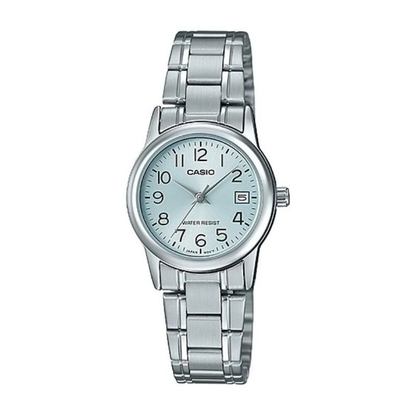 Reloj Casio LTP-V002D-2B En Acero Para Mujer