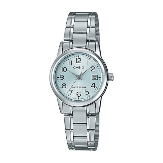 Reloj Casio LTP-V002D-2B En Acero Para Mujer