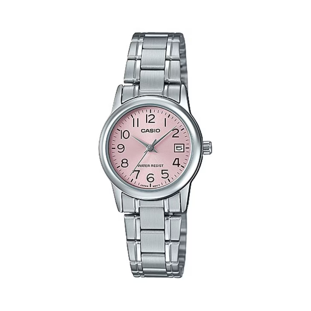 Reloj Casio LTP-V002D-4B En Acero Para Mujer