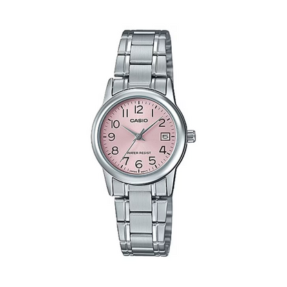 Reloj Casio LTP-V002D-4B En Acero Para Mujer