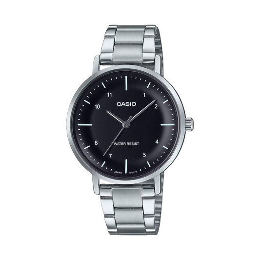 Reloj Casio LTP-VT03D-1B En Acero Para Dama