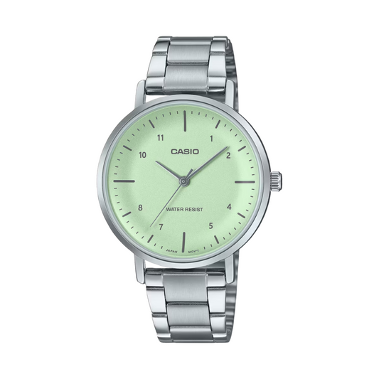 Reloj Casio LTP-VT03D-3B En Cuero Para Mujer