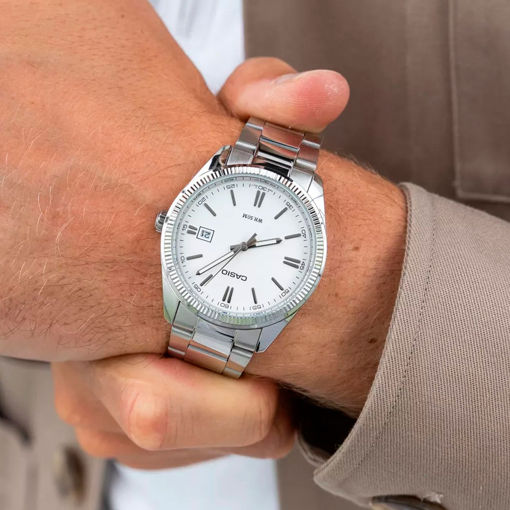 Reloj Casio MTP-1302D-7A1 En Acero Elegante Para Hombre