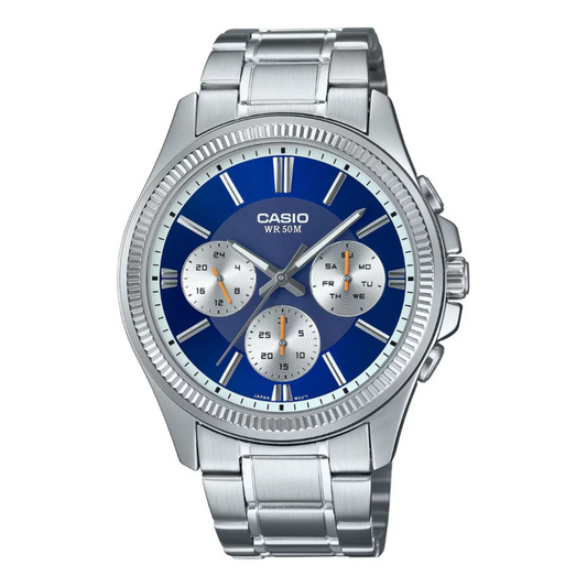 Reloj Casio MTP-1375D-2A1 En Acero Para Hombre