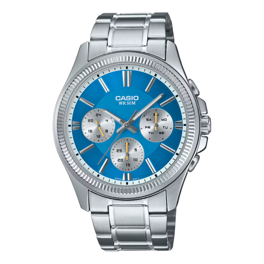 Reloj Casio MTP-1375D-2A2 En Acero Para Hombre
