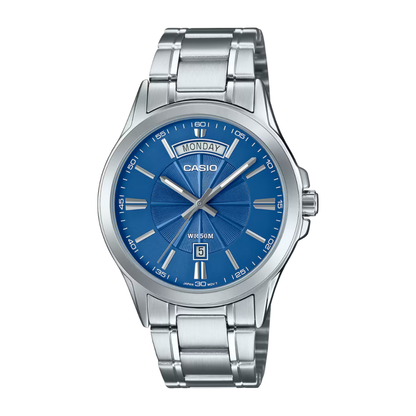 Reloj Casio MTP-1381D-2A En Acero Para Hombre Elegante