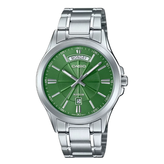 Reloj Casio MTP-1381D-3A En Acero Para Hombre Elegante