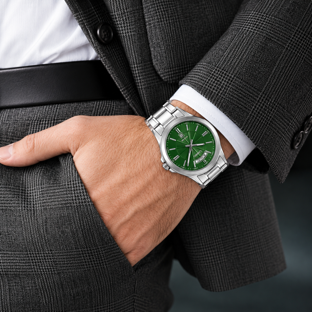 Reloj Casio MTP-1381D-3A En Acero Para Hombre Elegante