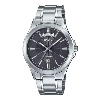 Reloj Casio MTP-1381D-8A En Acero Para Hombre Elegante