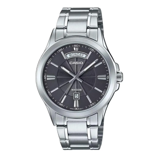 Reloj Casio MTP-1381D-8A En Acero Para Hombre Elegante