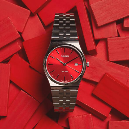 Reloj Casio MTP-B145D-4A2 En Acero Para Hombre