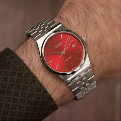 Reloj Casio MTP-B145D-4A2 En Acero Para Hombre