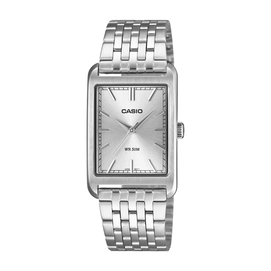 Reloj Casio MTP-B215D-7AV En Acero Retro Para Hombre