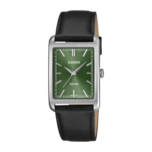 Reloj Casio MTP-B215L-3A En Cuero Para Hombre