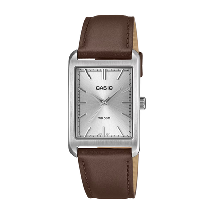 Reloj Casio MTP-B215L-7A En Cuero Retro Para Hombre