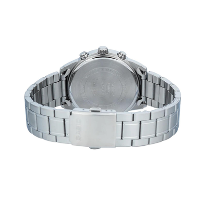 Reloj Casio MTP-E510D-8A En Acero Elegante Para Hombre